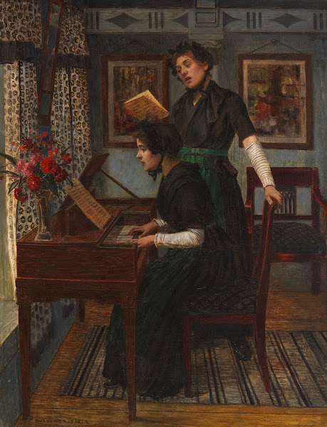 Die Musikstunde Ca 1890