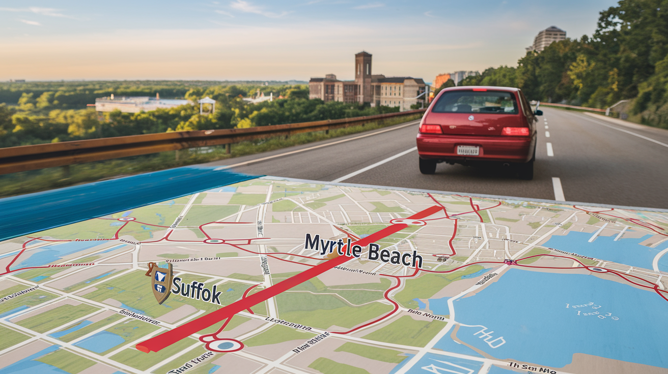 How to Get from Suffolk to Myrtle Beach: Travel Guide