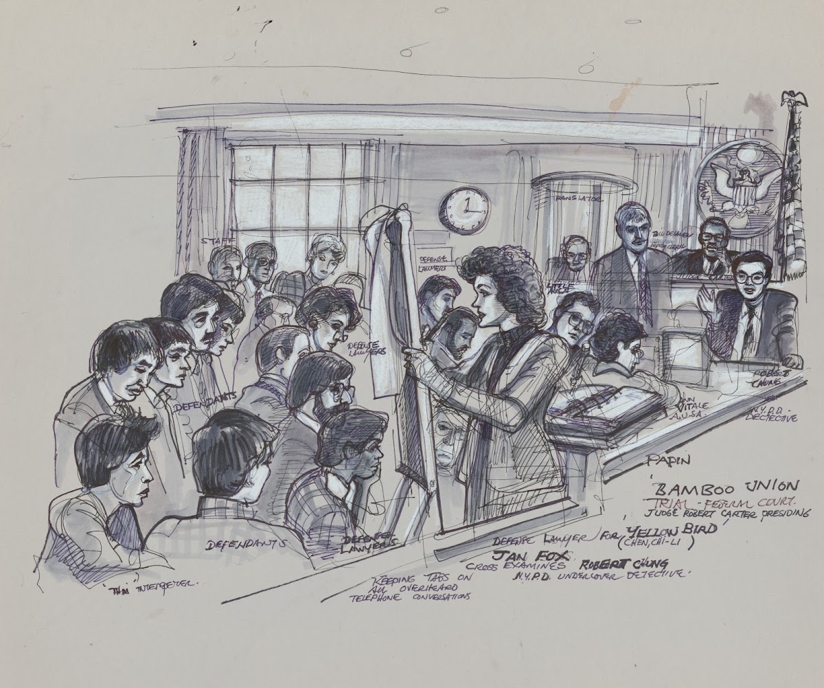 Bamboo Union trial Federal Court Judge Robert Carter presiding 1986