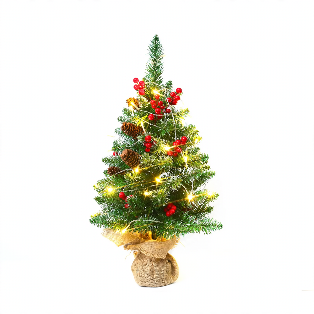 Mini Christmas tree with pine cones, 45/60 cm