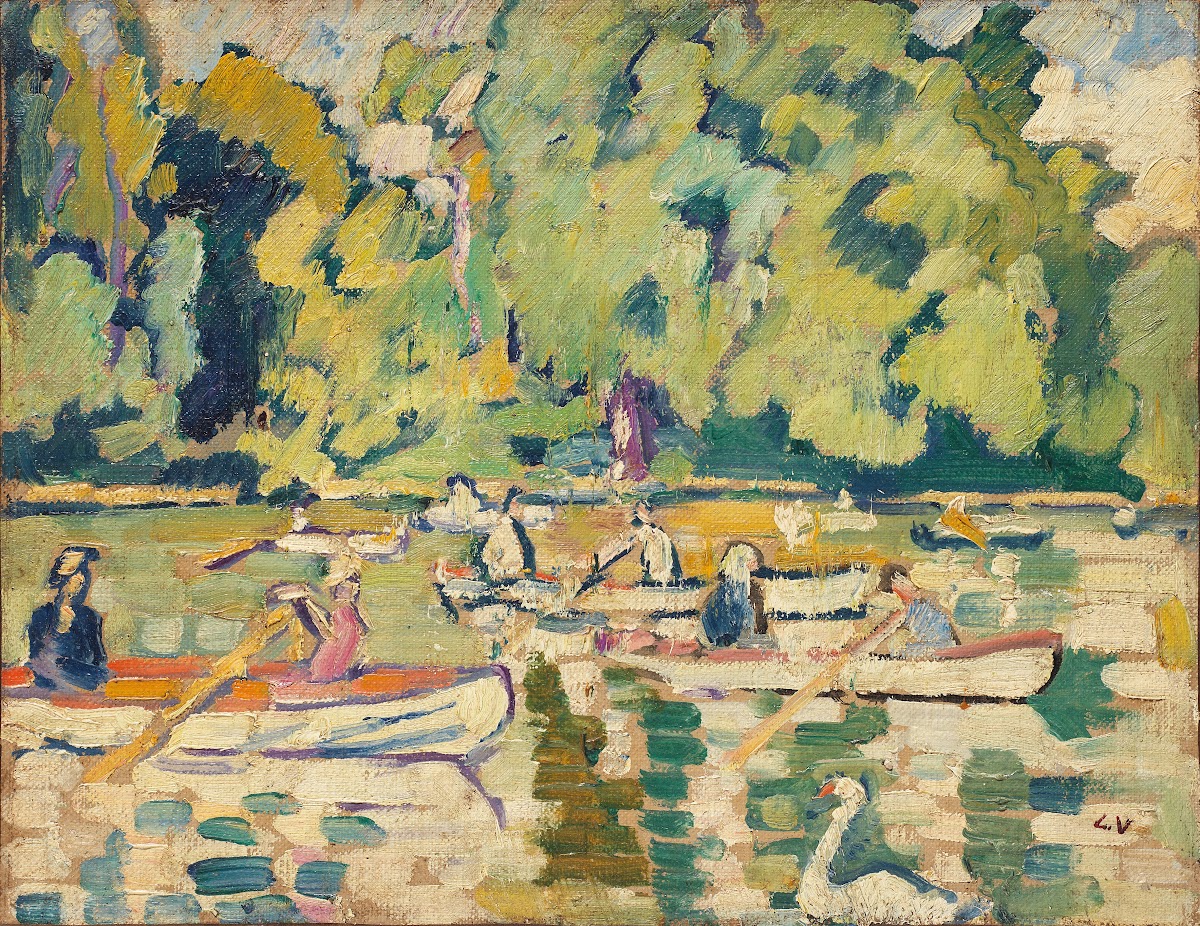 Barques au bois de Boulogne 1938