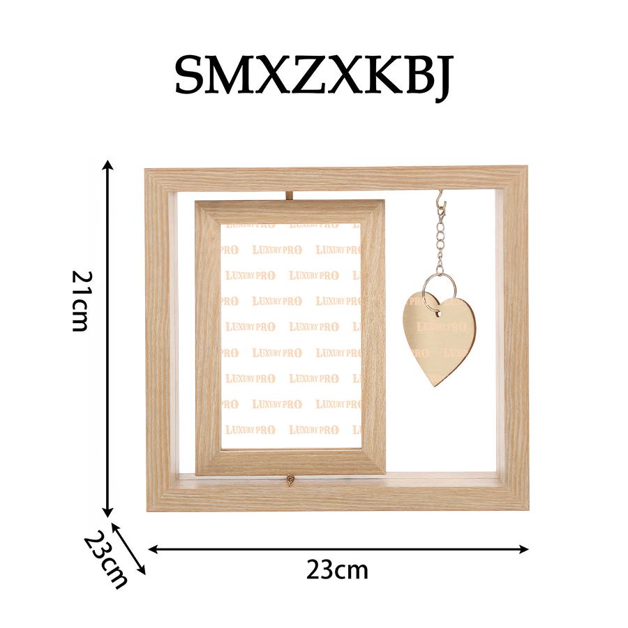 Double-Sided Rotating Photo Frame/Picture Table Display - Manuscripts sent offline in PLT format