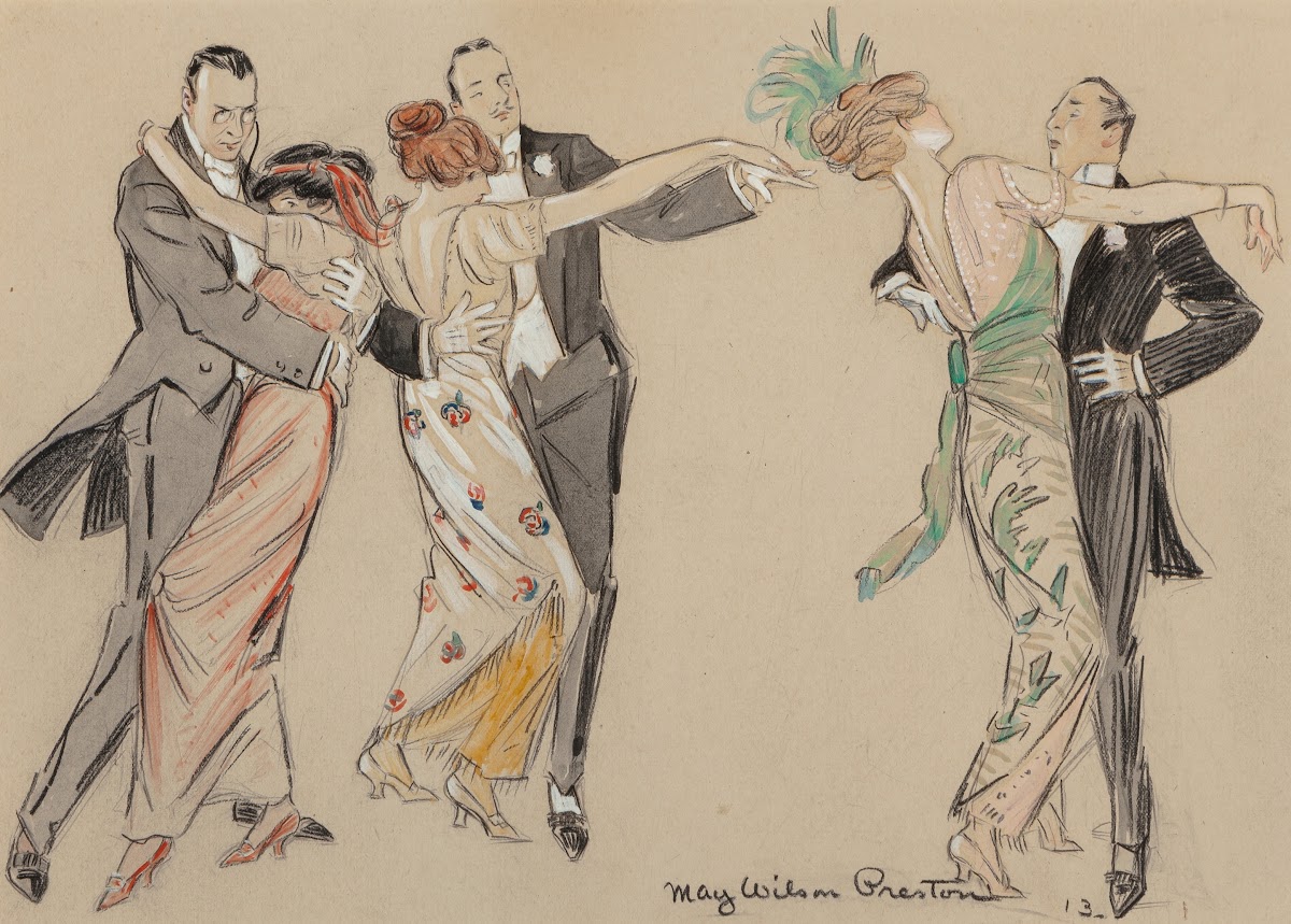 Three Dancing Couples 1913