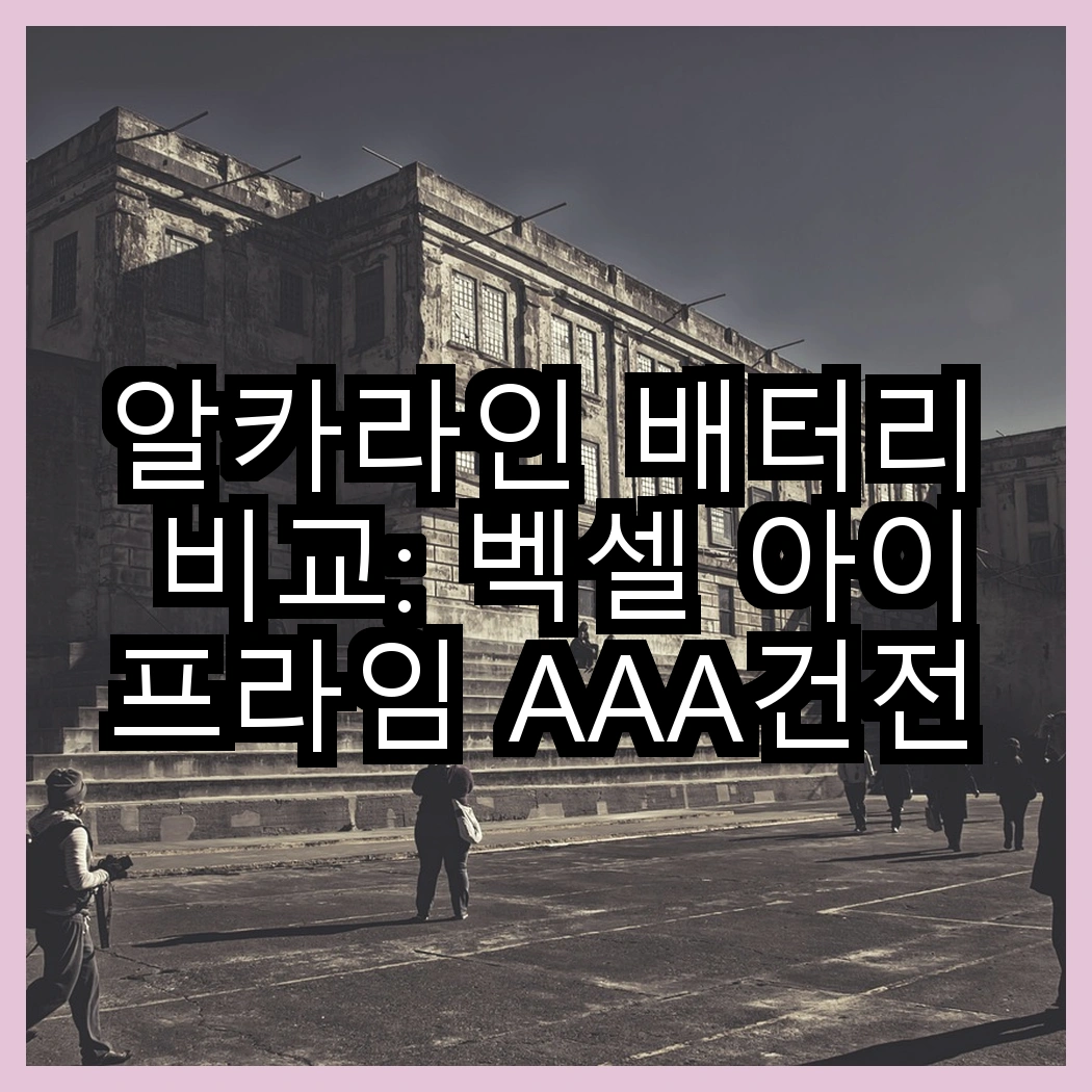 알카라인 배터리 비교: 벡셀 아이프라임 AAA건전지와 스위스밀리터리 AA건전지, 어떤 선택이 더 나을까? 썸네일