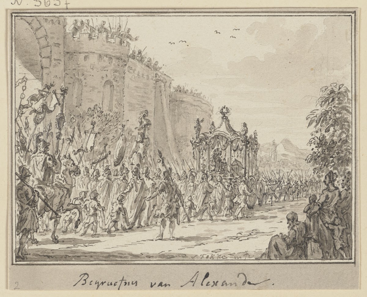 Das Begräbnis Alexanders