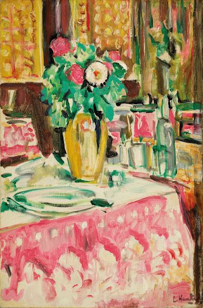 Still Life with Roses in an Interior
