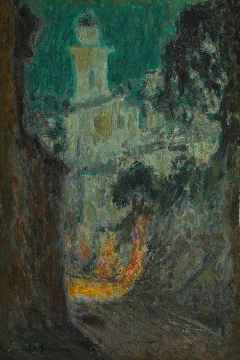La rue au Clair de Lune Villefranche sur mer