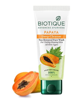 Bio Papaya Deep Cleanse Tan Removal Face Wash