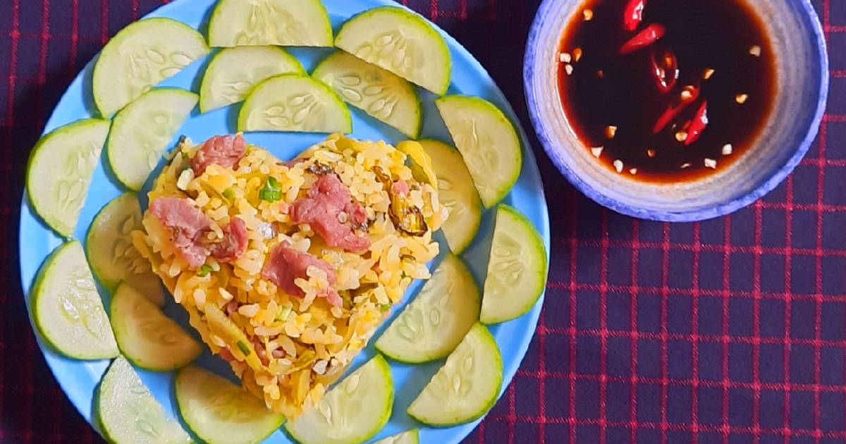 Cơm chiên dưa bò