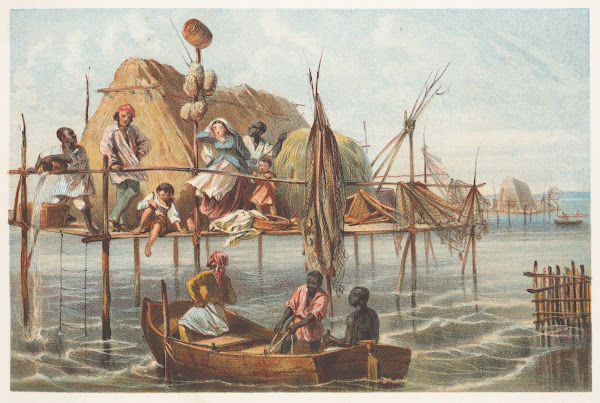 Vivienda de los pescadores de esponjas 1855