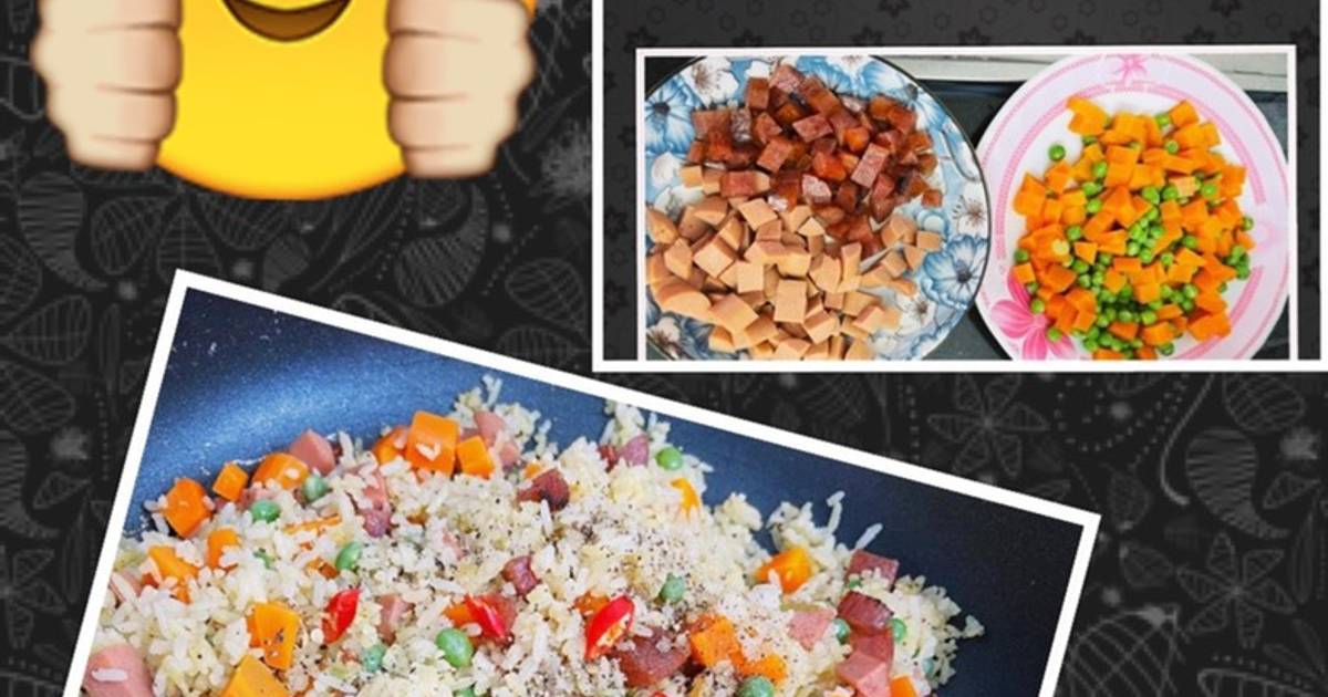 Cơm chiên dương châu. Full topping.🤗