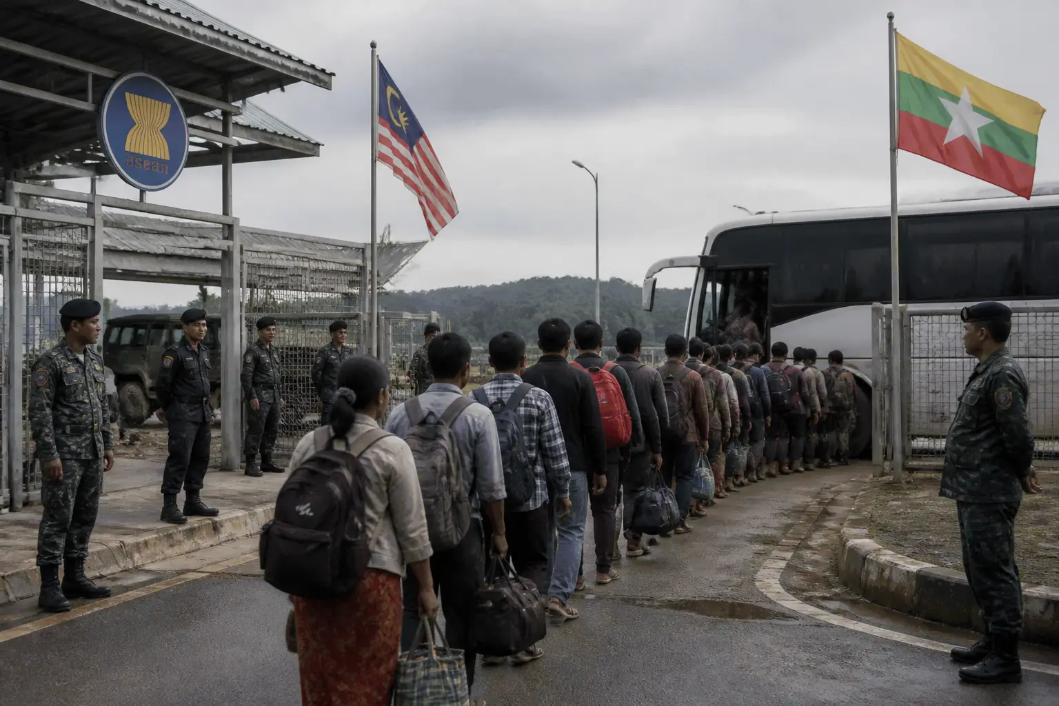 Editorial image for Malaysia begins repatriating 5,000 Myanmar nationals despite UN and rights group warnings