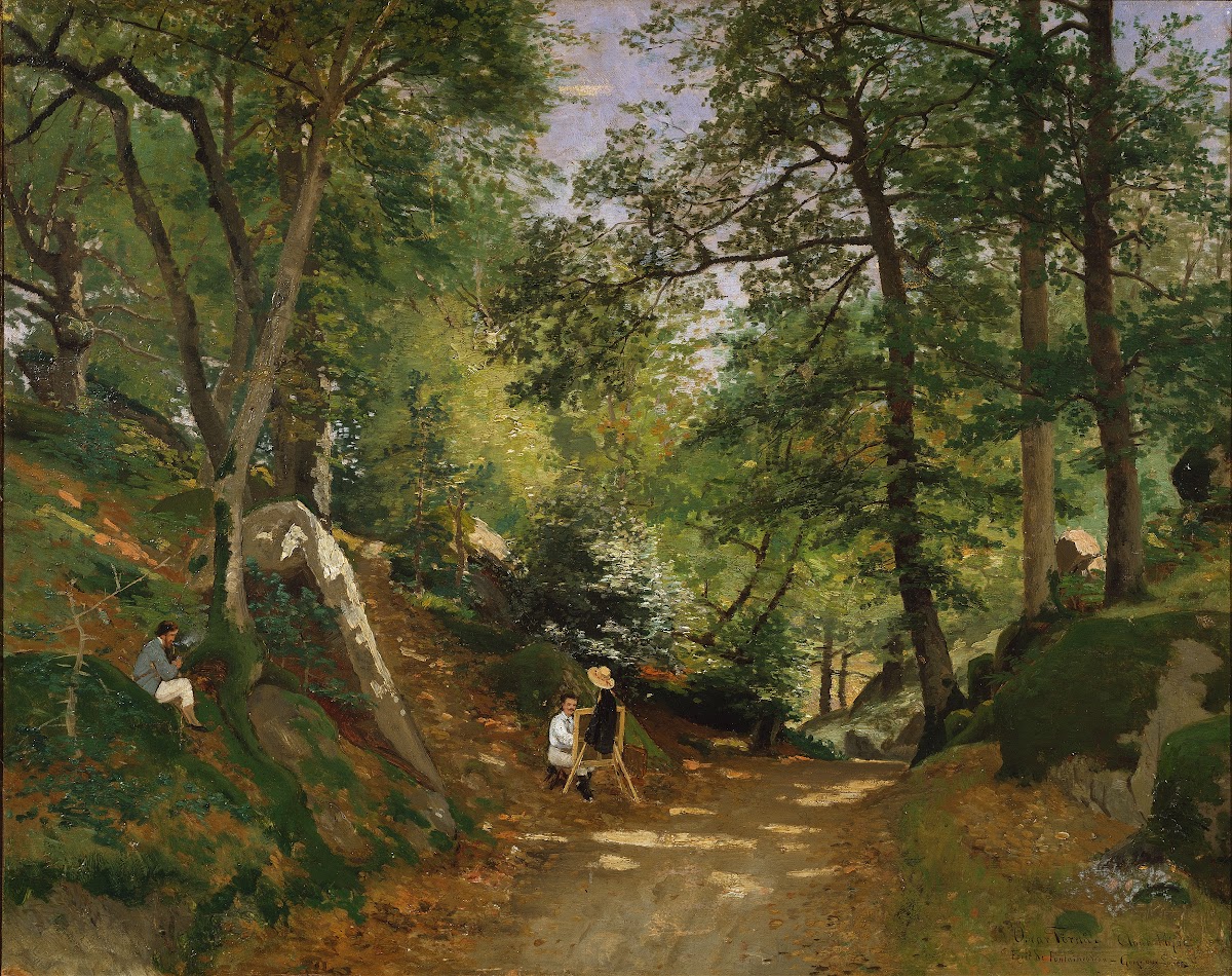 Summer Landscape near Fontainebleau 1876