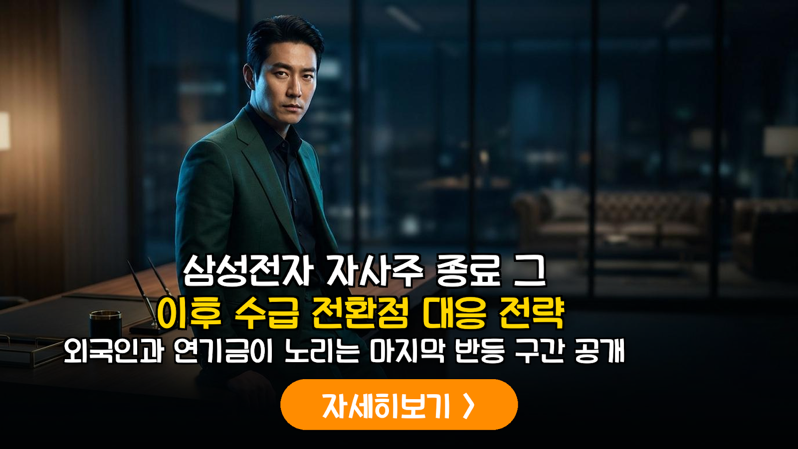 삼성전자 자사주 매입 종료 후 수급 전환점 대응 전략