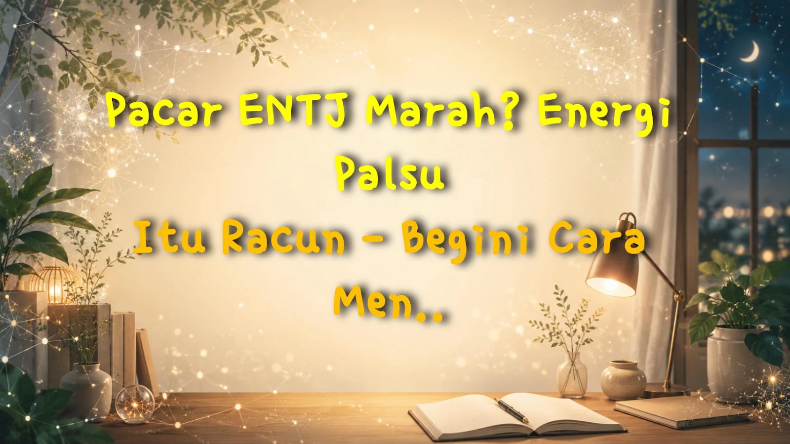 Pacar ENTJ Marah? Energi Palsu Itu Racun - Begini Cara Menghadapinya Kayak Pro