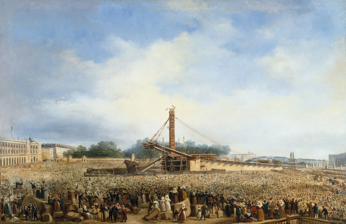 ÉRection De LobéLisque De Louqsor Sur La Place De La Concorde Le 25 Octobre 1836