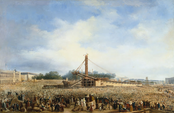 ÉRection De LobéLisque De Louqsor Sur La Place De La Concorde Le 25 Octobre 1836