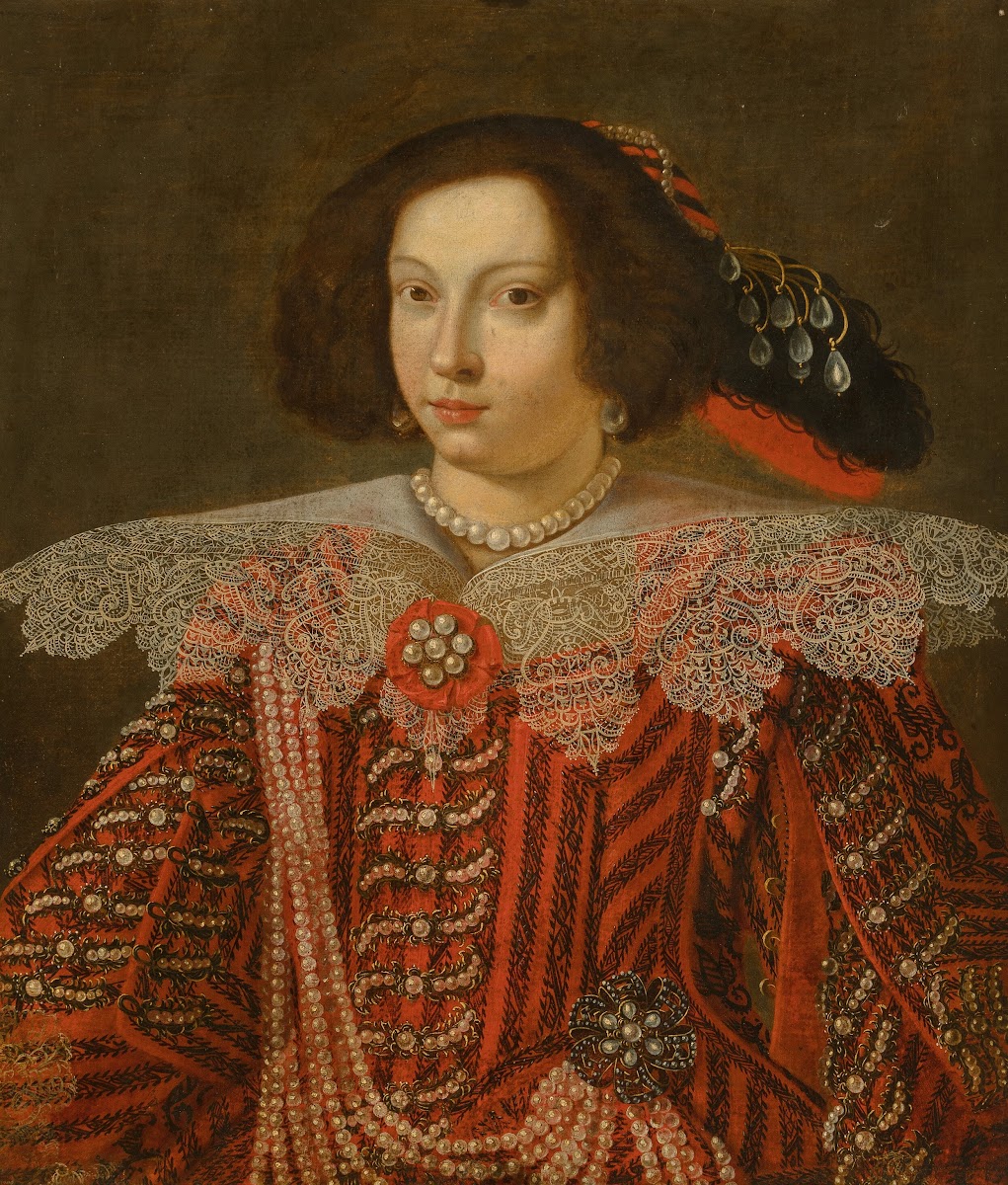 Portrait of Maria Caterina Farnese Duchess of Modena circa 1633