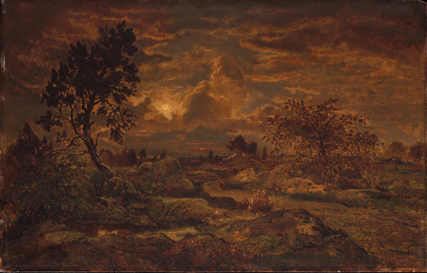 Sunset near Arbonne ca 186065