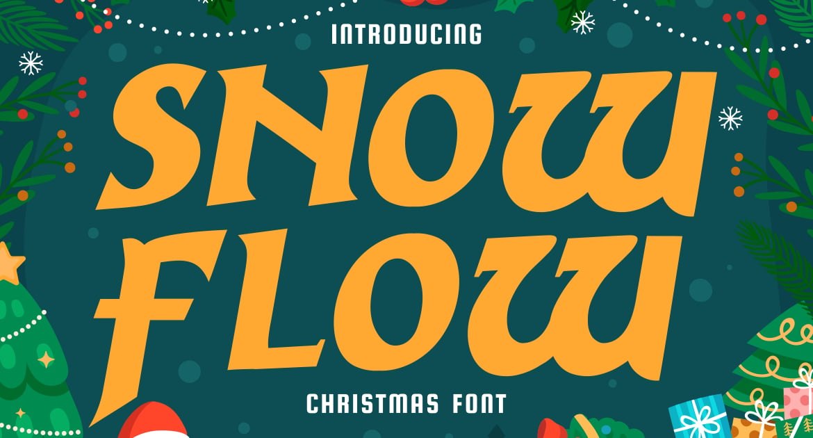 Snow Flow Christmas Font Free Download – Envato Elements