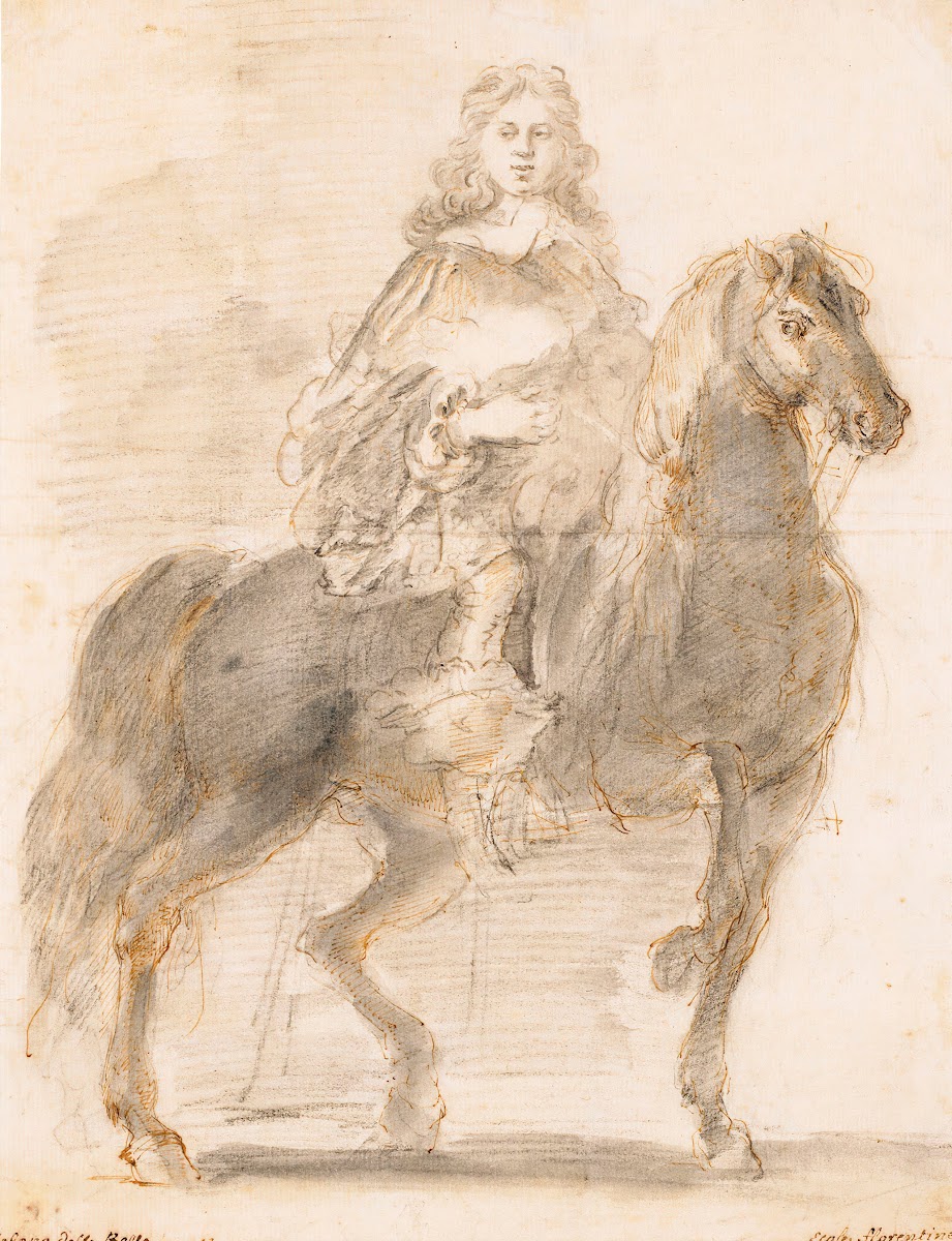 Portrait équestre de Cosimo III de Medici