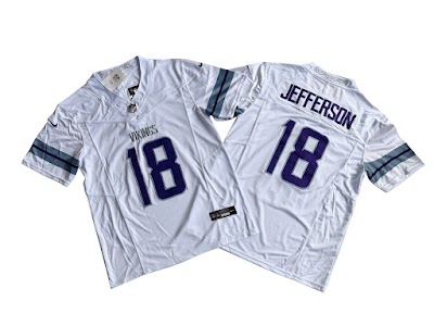Men's Minnesota Vikings Justin Jefferson Nike White Alternate Vapor F.U.S.E. Limited Jersey.jpeg