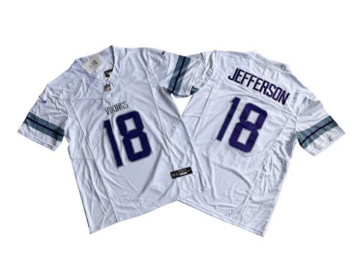 Men's Minnesota Vikings Justin Jefferson Nike White Alternate Vapor F.U.S.E. Limited Jersey.jpeg