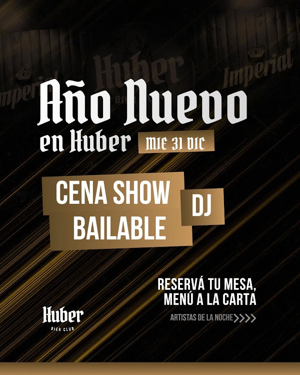 Viví el año nuevo en Huber 🎆🥂