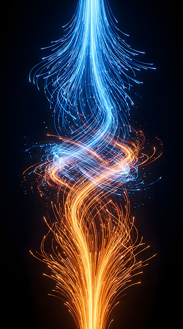 Glowing Jellyfish in Dark Ocean - Free mobile Wallpaper