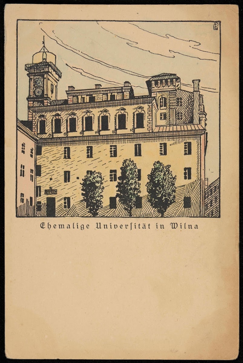 Ehemalige Universität in Wilna 1915 1918