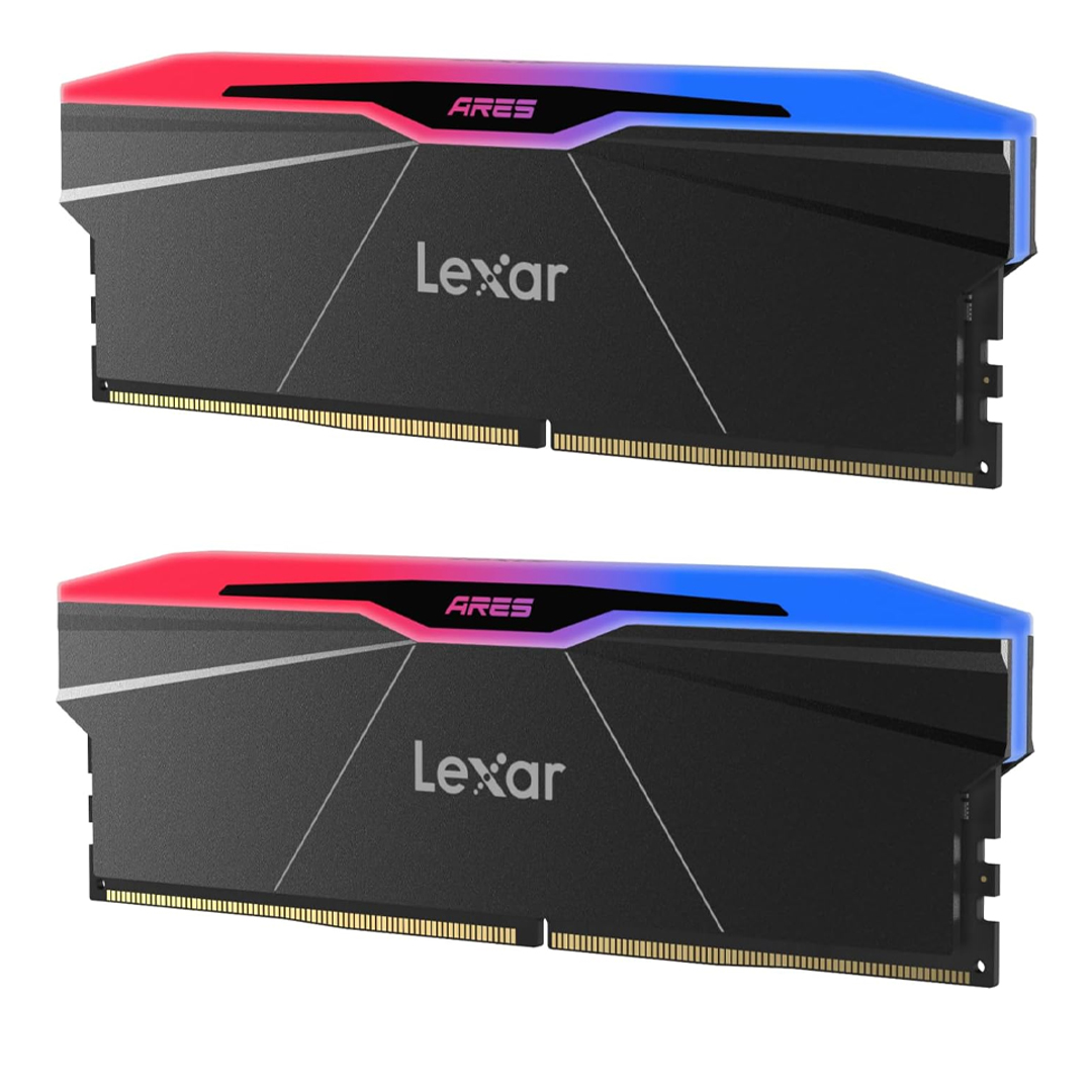 Lexar ARES RGB DDR5 RAM 32GB Kit (2x16GB) 6400MHz CL32
