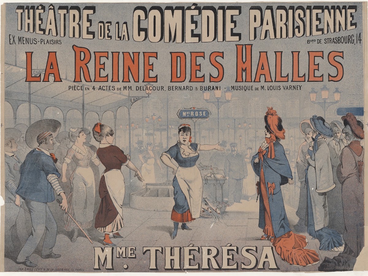 Théatre de la Comédie Parisienne ex Menus  Plaisirs Boulevard de Strasbourg 14 L