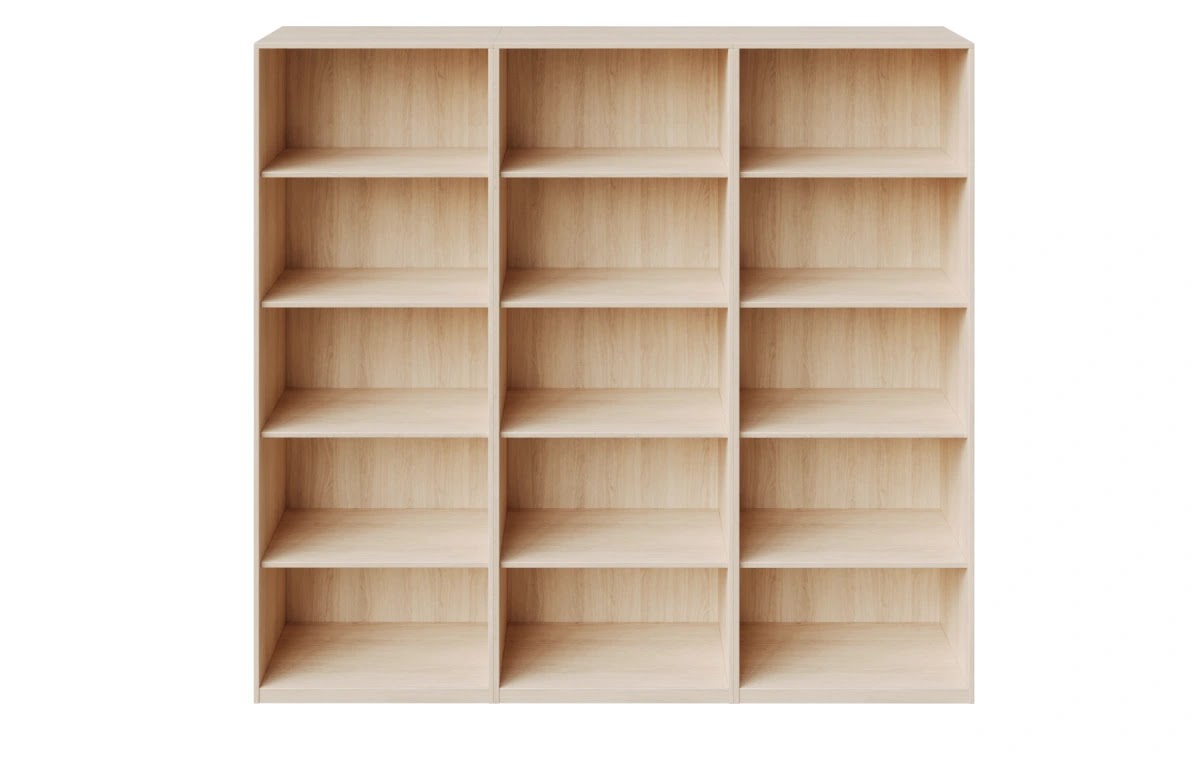 RADAR Color Full Height Large Open Shelf Cabinet
