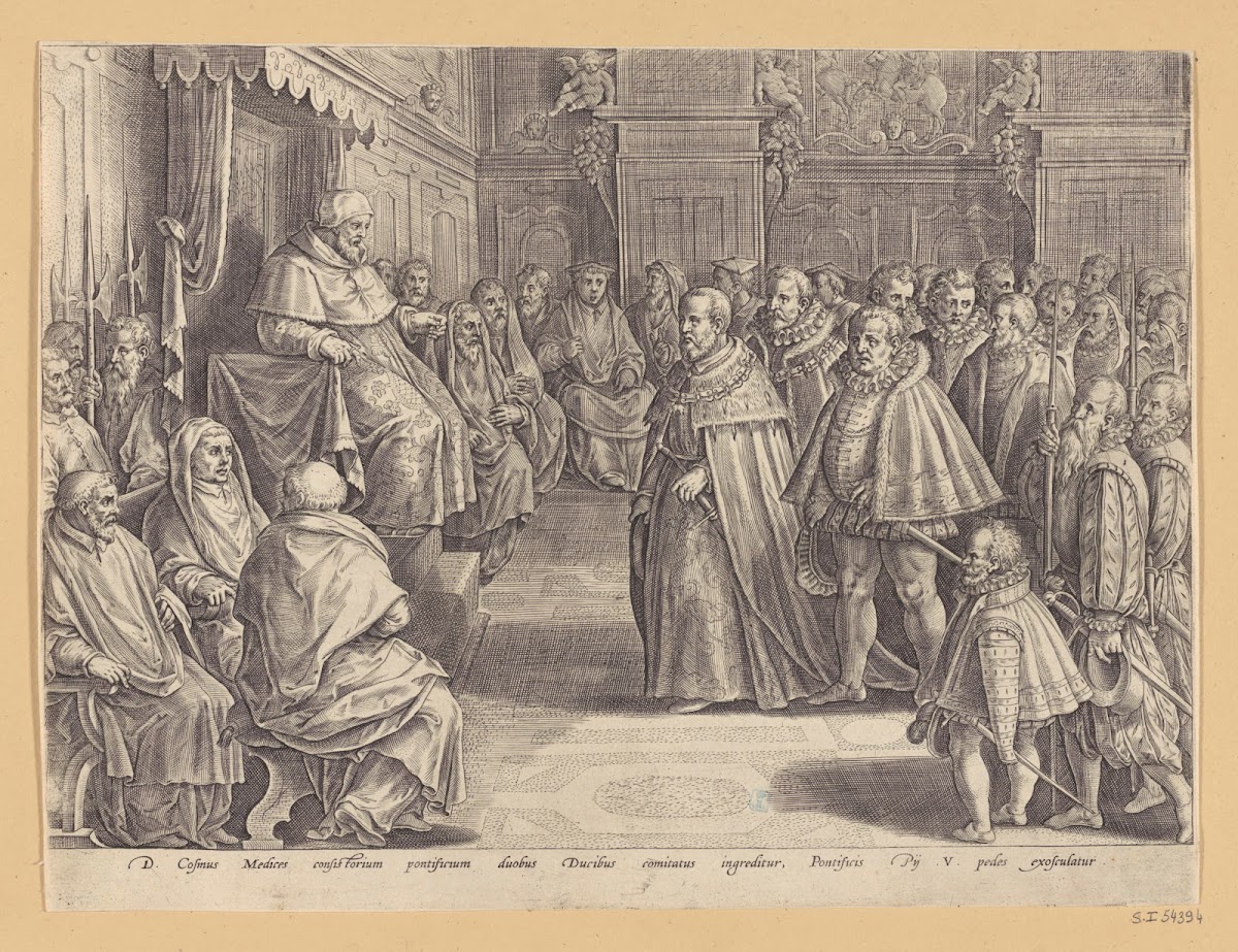 Cosimo I Enters the College of Cardinals 1582