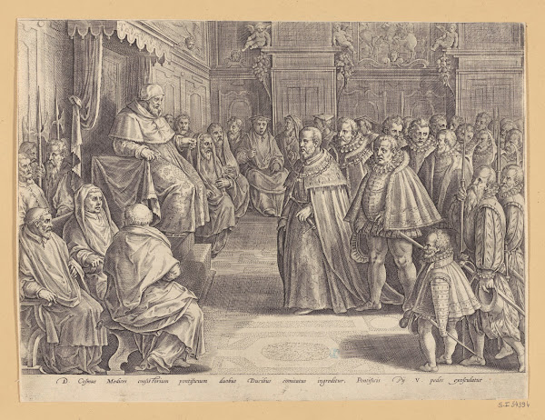 Cosimo I Enters the College of Cardinals 1582