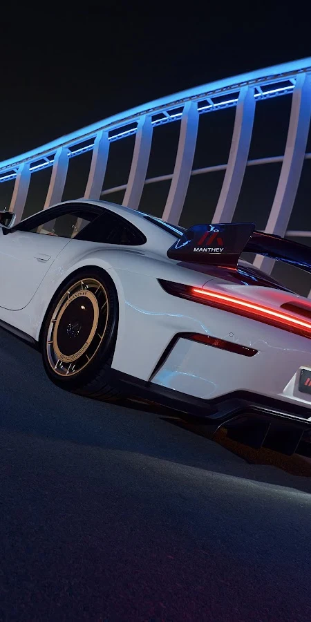 Manthey Racing Porsche 911 GT3 5K Phone Wallpaper