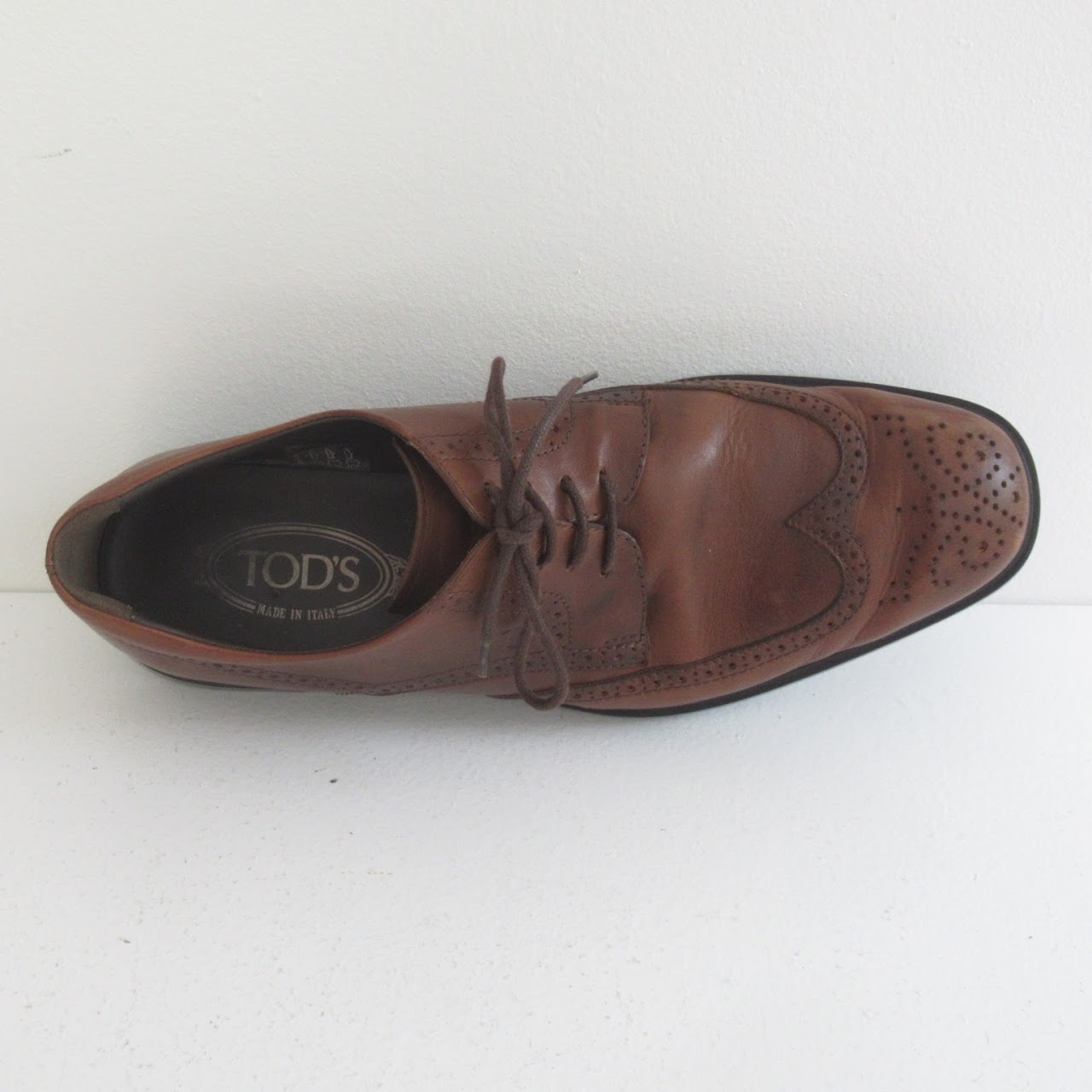 Tod's Brown Leather Wingtips