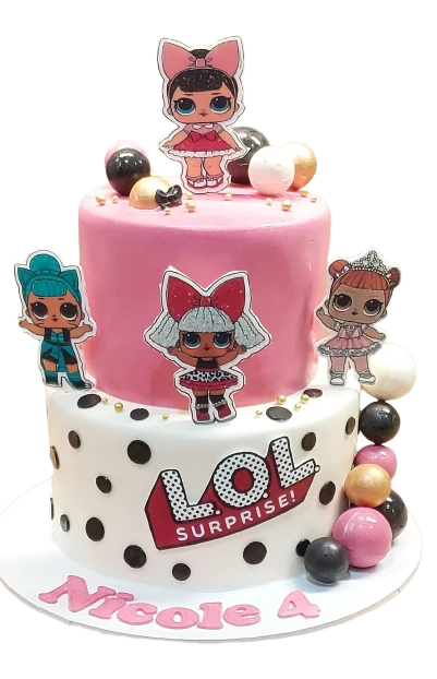LOL Surprise 2 Tiered Birthday Cake CB-NC641