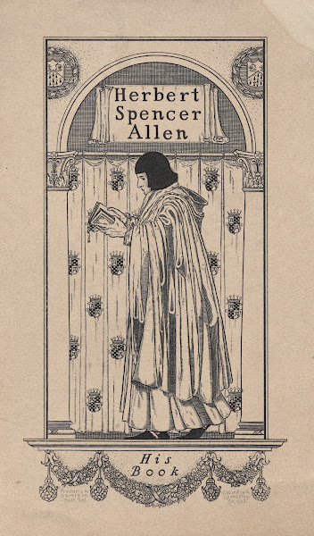 Herbert Spencer Allen His Book inscribed 1903