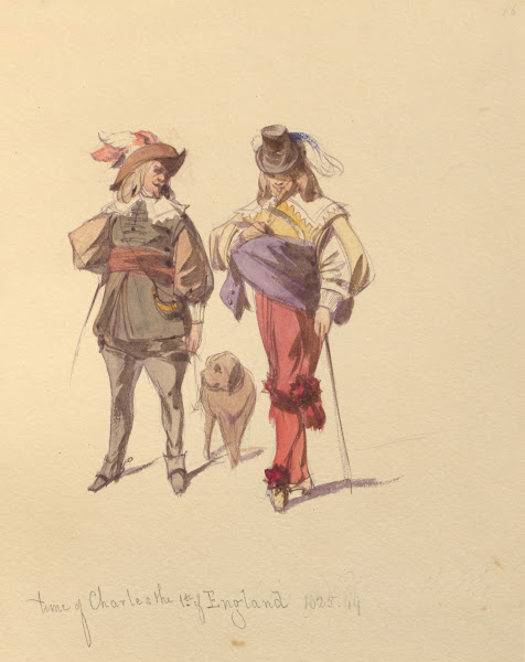 Sketches of costume Pl081 1842