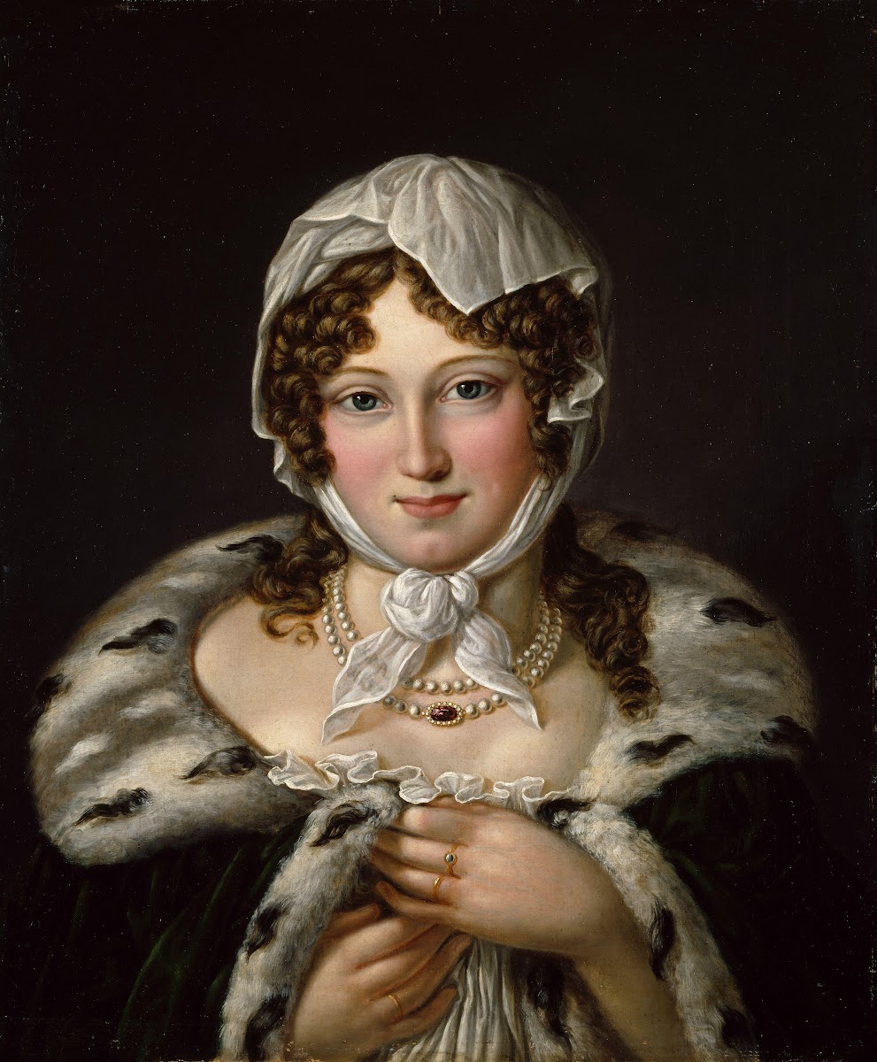 Dameportrett Signora Contessa di Mollinasko 1834