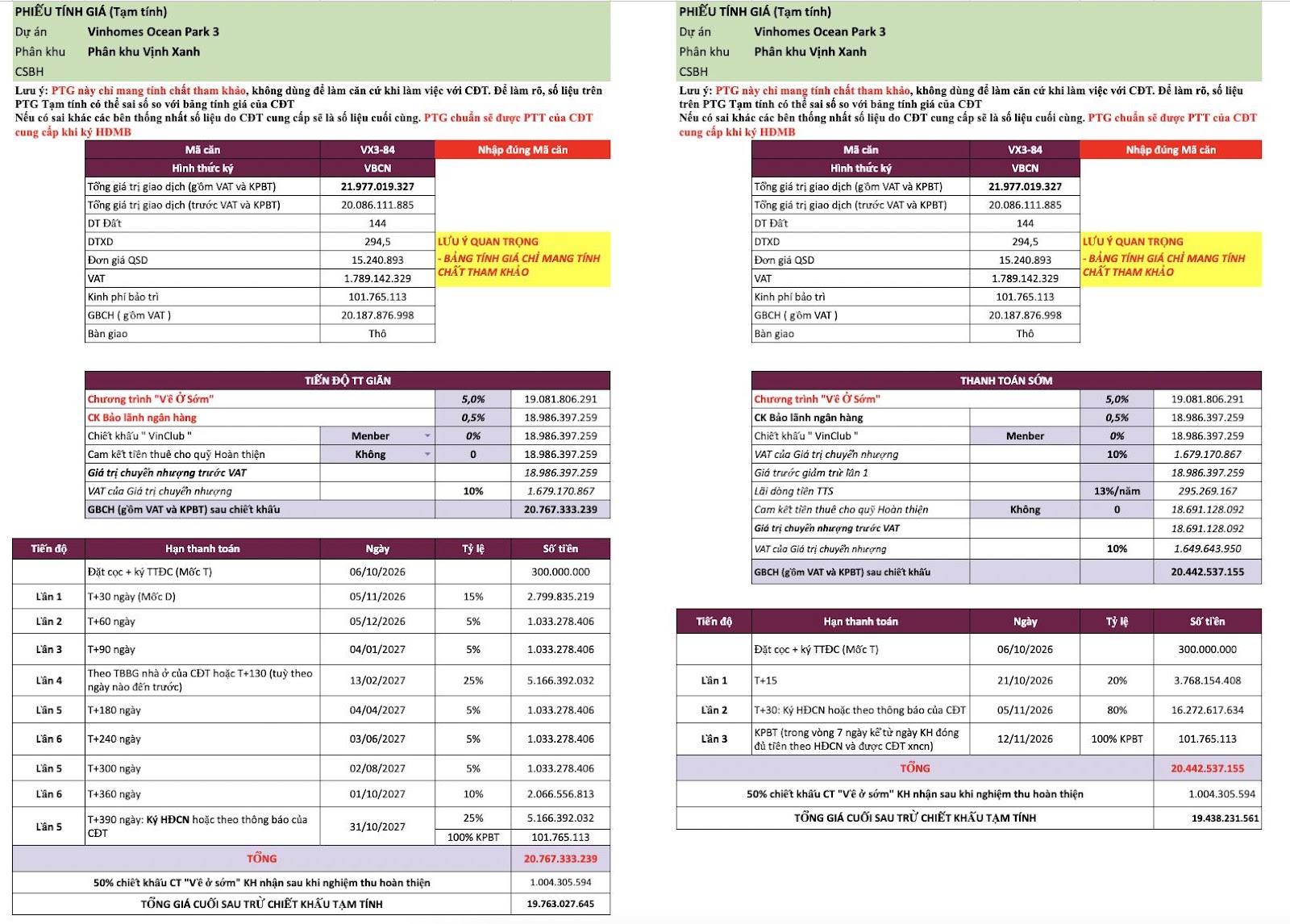 VX3-84 VINHOMES OCEAN PARK 2-3