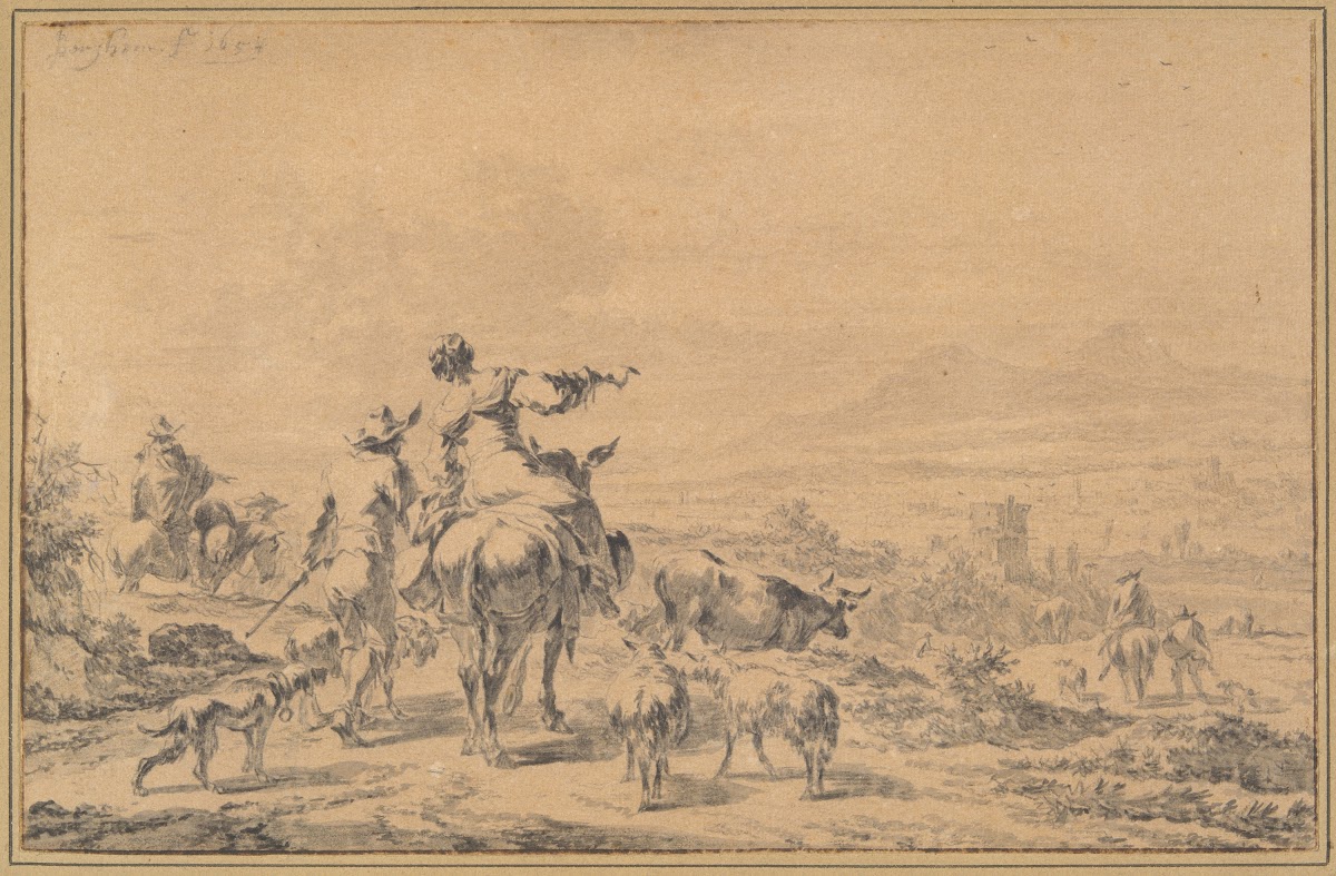 Herdsmen in an ItalianLandscape 1654