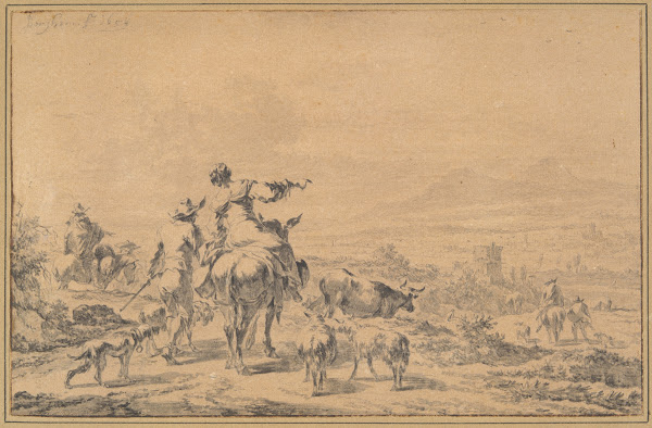 Herdsmen in an ItalianLandscape 1654