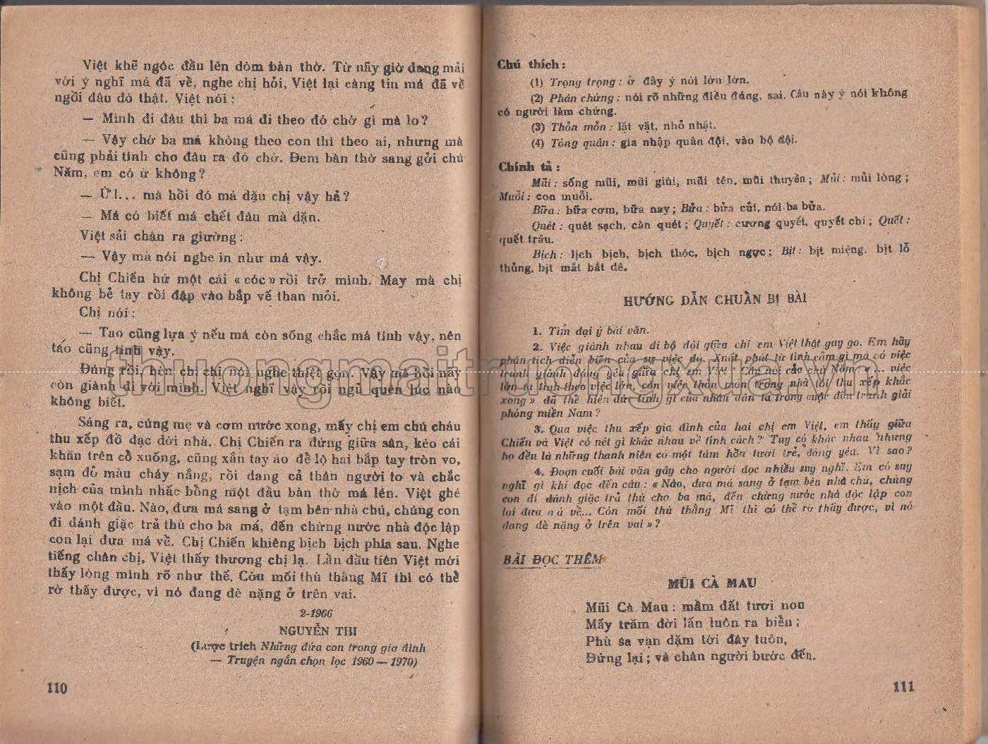 Trích giảng văn học 7 (1985) - Trang 56