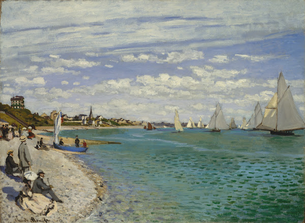 Regatta at Sainte Adresse 1867