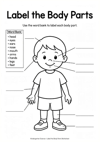 Label the Body Parts