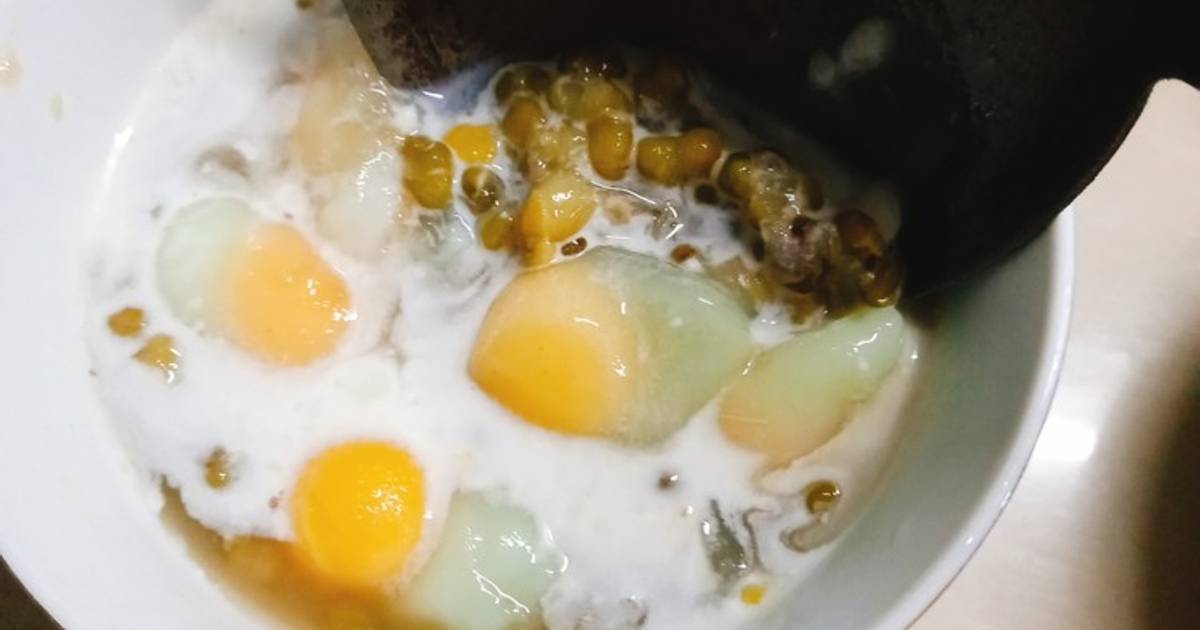 Chè trứng đậu xanh