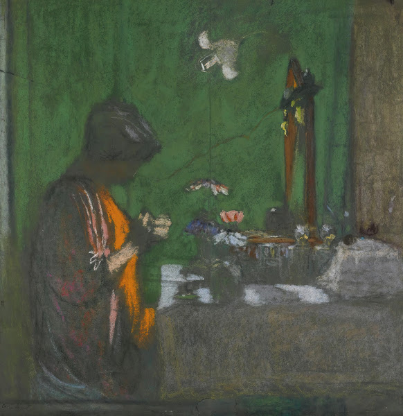 Madame Hessel À Son Cabinet De Toilette