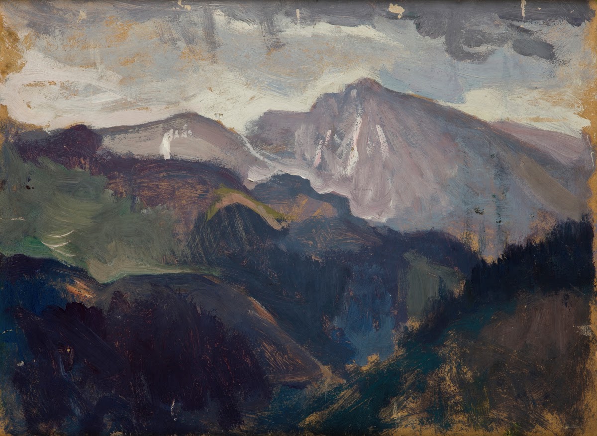 Landscape from the Tatra Mountains circa 1903
